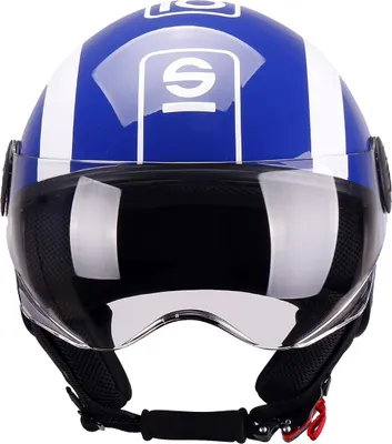 Produktbild von Jethelm SPARCO RIDERS SP601 Motorradhelm Offener Helm Weiß Blau S 95116