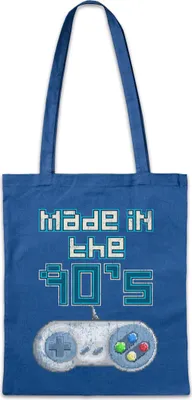 Produktbild von Urban Backwoods  The 90's, Stofftasche, Farbe: Royalblau
