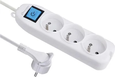 Image de Bloc 3x2p Fiche Plate + Inter 3g1 1.5m Blanc - Electraline