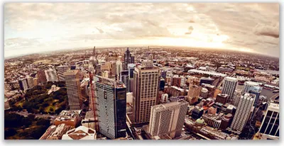 Produktbild von Glasbilder 140x70 Wandbild Druck auf Glas Stadt Landschaft