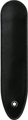 Produktbild von Montblanc Meisterstück Stiftetui für 1 Schreibgerät Black Leather Leder Etui ID 101871