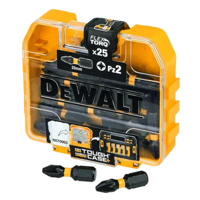 Image de 25 embouts de vissage Impact Torsion PZ2 en boite Tic Tac DEWALT DT70556T-QZ