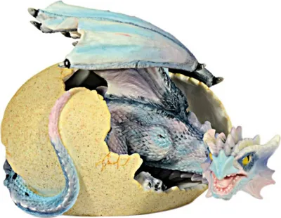 Produktbild von Drache aus Ei blau