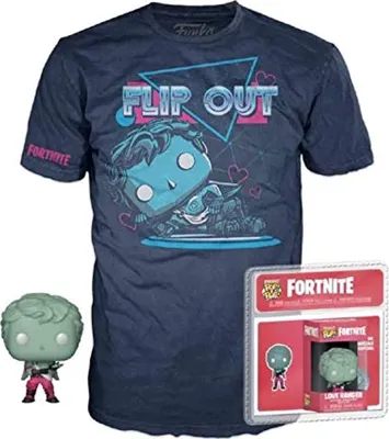 Obrázok produktu pre Funko Pocket Pop FORTNITE prívesok na kľúče Love Ranger tričko L