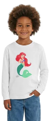 Produktbild von Arielle Vintage Look Teenager Premium Langarmshirt, 158/164 (12 Jahre), Weiß
