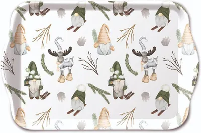 Produktbild von Ambiente Tablett 13x21cm Waldzwerge