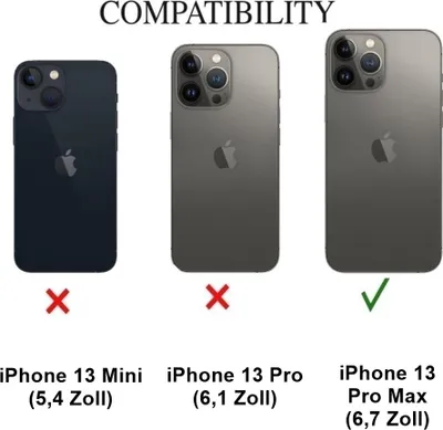 Produktbild von Hülle für Apple iPhone 13 Pro Max Handyhülle Flip Case Cover Tasche Mandala