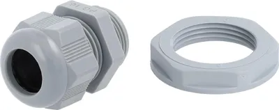 Produktbild von STEX24 PA Verschraubung mit Gegenmutter - STEX24 Eigenmarke PG16x1,41 VPE 1 Polyamid (PA) Gewindelänge 9,0mm - 1 Stück