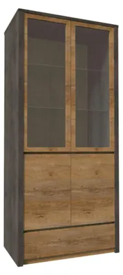 Immagine prodotto di Vetrina Buffet da cucina Credenza Vetrina Cassetto Ripiani in vetro