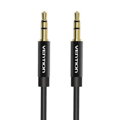 Produktbild von Vention Kabel Stereo BAGBH/ Klinke 3,5 Stecker - Klinke 3,5 Stecker/ 2m/ Schwarz