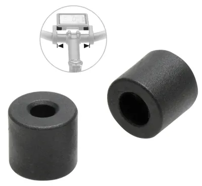Image de Présentoir Spacer p. Adaptateur de guidon E-Bike noir, p. YAMAHA et Giant-Displays