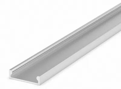 Produktbild von LED Profile in silber P4-3 100CM ohne Abdeckung für LED Streifen bis 13,4mm Breite