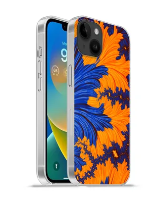 Produktbild von MuchoWow® Handyhülle Schutzhülle Hülle für Apple iPhone 14 Plus - Soft case Blätter - Kunst - Psychedelisch Silikon Softcase Handy Hülle - Abbildung