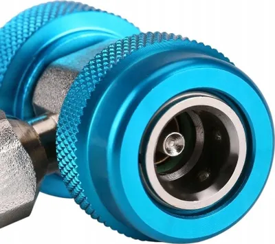 Productafbeelding van LUXTOM | Stekkeradapter voor laagdruk, verstelbare AC R134A snelkoppeling, laagdruk 1/4", voor airconditioningsystemen, snelkoppelingadapter