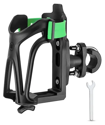 Produktbild von Fahrrad Flaschenhalter Motorrad Becherhalter 360° Drehbar Schwarz Grün