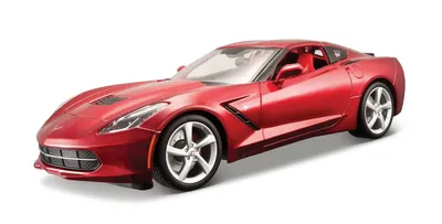Immagine prodotto di Maisto 1:18 modellino auto 2014 Corvette Stingray blu scuro
