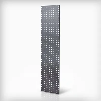 Image de Étagères perforées anthracite : JOHNNY, lot de 2, 1800 x 20 x 420 mm