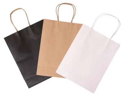 Zdjęcie produktu dla Colorations - Torebki papierowe - 3 kolory 24,5 x 19 cm, 6 szt.