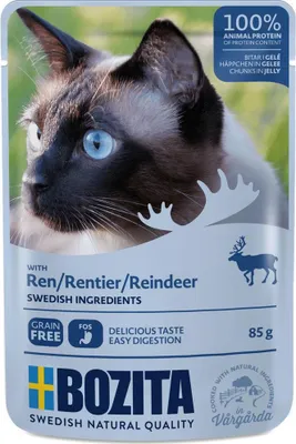 Immagine prodotto di Bozita Bocconcini in gelatina con renna 85g