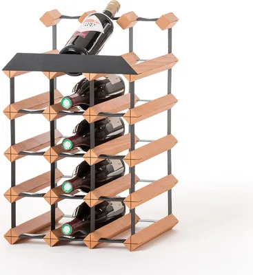 Image de Raxi, Classix 5015T Casier à vin, hêtre, 15 bouteilles