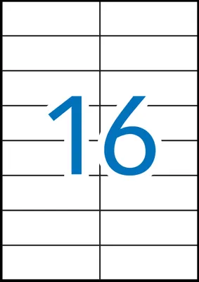 Image de Étiquette VICTORIA, ILC, 105x37 mm, 1600 pièces/paquet.