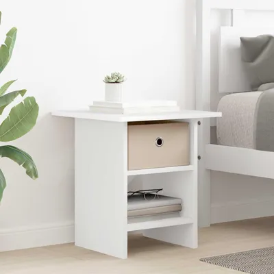 Immagine prodotto di vidaXL Comodino con cassetti Bianco 41 x 40 x 45 cm MDF