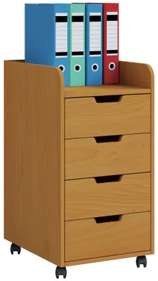 Produktbild von VCM Rollcontainer Konal Maxi Buche