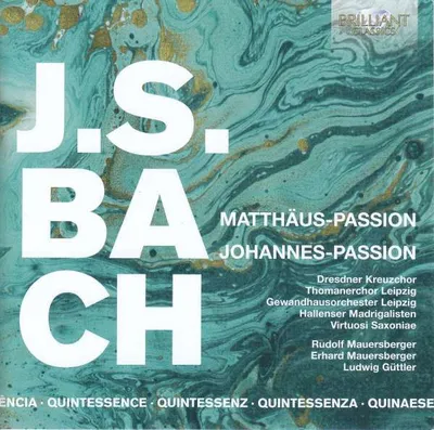 Obrázok produktu pre Johann Sebastian Bach (1685-1750): Matúšove pašie BWV 244 - Brilliant - (CD / Názov: H-Z)