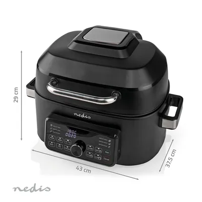 Immagine prodotto di Friggitrice 6l 1600w nera Nedis KAAFG600BK