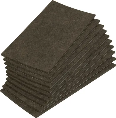 Produktbild von Adsamm® | 10 x selbstklebende Filzplatte | 100x200 mm | Braun | rechteckig | 3.5 mm starker Filzzuschnitt in von Adsamm®