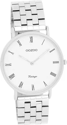 Produktbild von Oozoo Damen-Herren Uhr Analog Quarzuhr Armband silber Vintage Series D2UOC20365