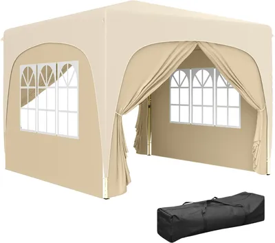 Immagine prodotto di Padiglione - Padiglione da giardino - Tenda per feste - Gazebo - Tettoia - 3x3 metri - Protezione UV UPF 50+
