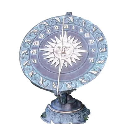 Produktbild von Schöne Sonnenuhr, für den Garten zur Dekoration, aus Bronze Neu Frostfest Witterungsbeständig, Schönes Modell Sonnenuhr zur Gartengestaltung BOGA-88