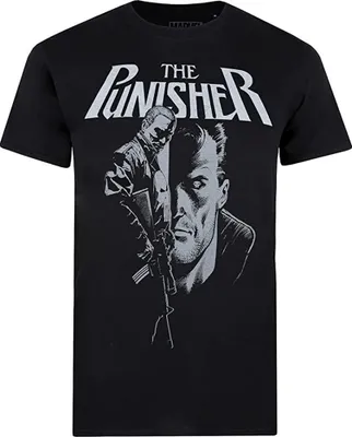 Obrázek produktu pro Punisher - Pánské tričko TV782 (XXL) (černá/bílá)
