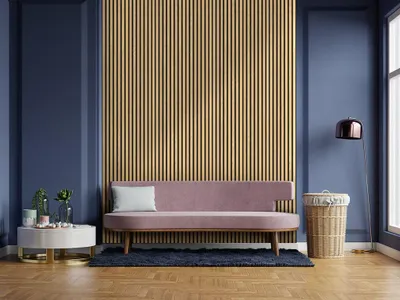 Produktbild von Akustikpaneele Wandverkleidung Oiled Oak 240 cm Filz schwarz