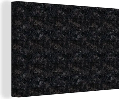 Produktbild von OneMillionCanvasses® - Leinwandbilder - 140x90 cm, Granit - Stein - Muster, Wandbilder Kunstdruck Wanddekoration - Foto auf Leinwand - Gemälde auf Holzrahmen
