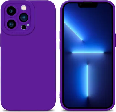 Produktbild von Cadorabo Hülle für Apple iPhone 12 PRO Schutz Hülle in Lila TPU Silikon Etui Case Handyhülle