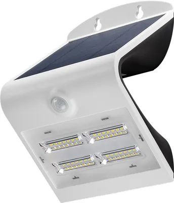 Obrázok produktu pre goobay LED solárne nástenné svetlo s detektorom pohybu 3,2 W neutrálne/biele