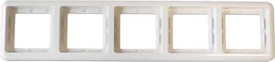 Produktbild von ROTH LANGE 57523 Abdeckrahmen 5-fach Plus ultraweiß
