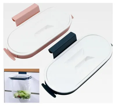 Produktbild von Hängender Müllsackhalter für Müllsäcke - Organizer für die Küche (2 Stück)