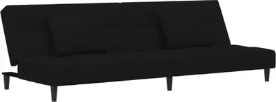 Produktbild von VidaXL 375812, Schwarz, Schaum, Kunststoff, Polyester, Holz, 2000 mm, 1000 mm, 320 mm