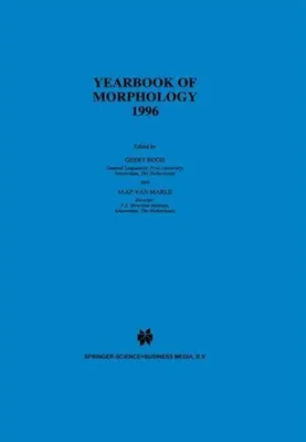 Immagine prodotto di Yearbook of Morphology 1996