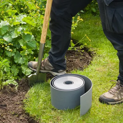 Produktbild von Nature Rasenkante 0,075 x 10 m Grau