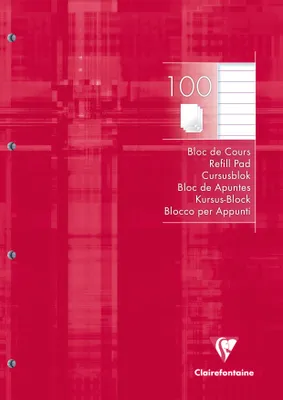 Produktbild von Clairefontaine Arbeitsblock DIN A4 liniert 100 Blatt