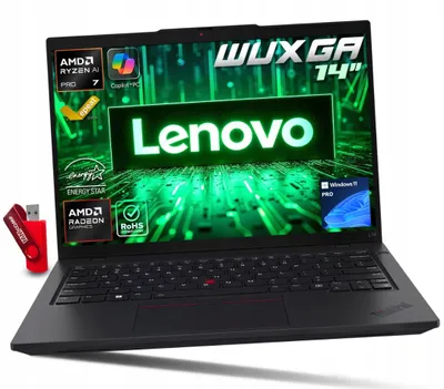 Produktbild von Laptop Lenovo ThinkPad L14 G6 Ryzen AI 7 32GB 512GB SSD WUXGA IPS WYGODNY
