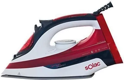 A studio shot of a steam iron.