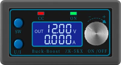 Produktbild von ZK-5KX Gleichstrom-Spannungsautomatik-Hebemodul, Konstantspannungs- und Konstantstromregler, LCD-Display mit intelligentem Temperaturregelungsluefter