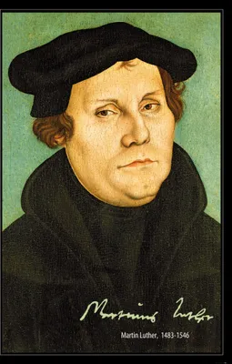 Produktbild von Martin Luther Kunstdruck Bild - Portrait, 1529 (180 x 120 cm)
