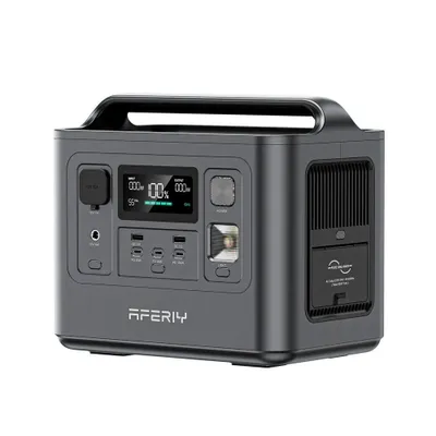 Productafbeelding van AFERIY P010 Powerstation, 512Wh/800W, met LiFePO4-accu en UPS-functie