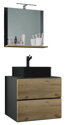 Obrázok produktu pre 3-dielne umývadlo kúpeľňový nábytok Lendas 60 cm M zásuvka